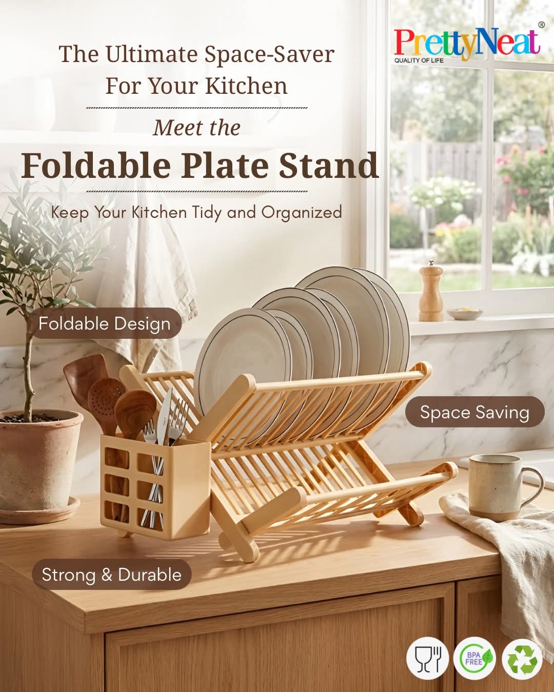 3-Tier Kitchen Spice Rack Organizer – Multi-Functional Seasoning Box with Drawers & Spoons
