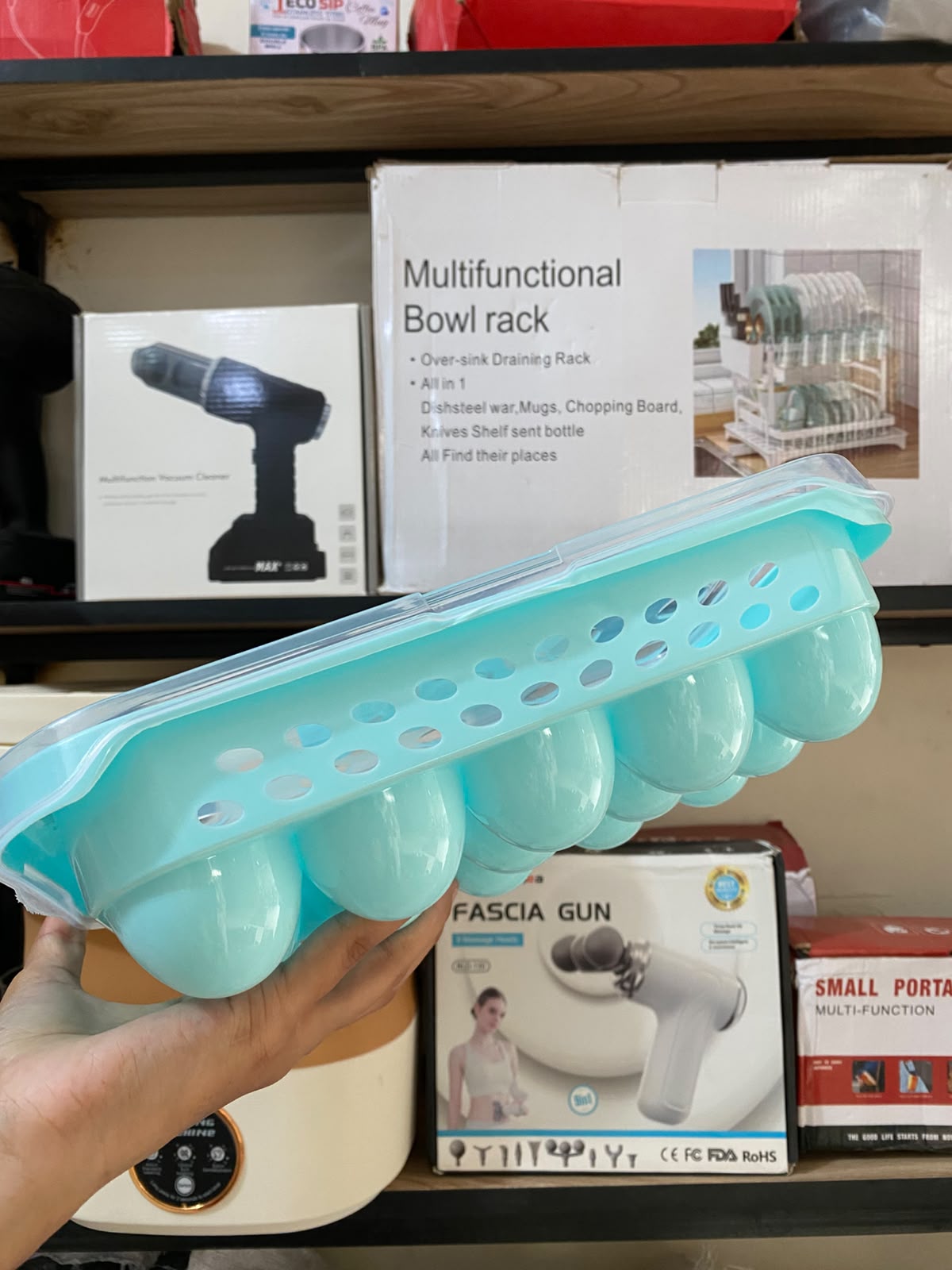 Egg storage organizer