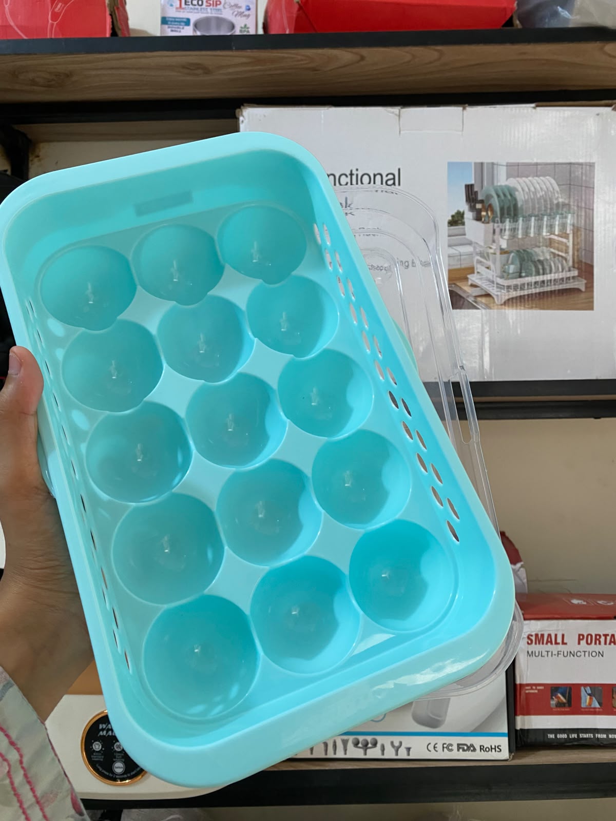 Egg storage organizer