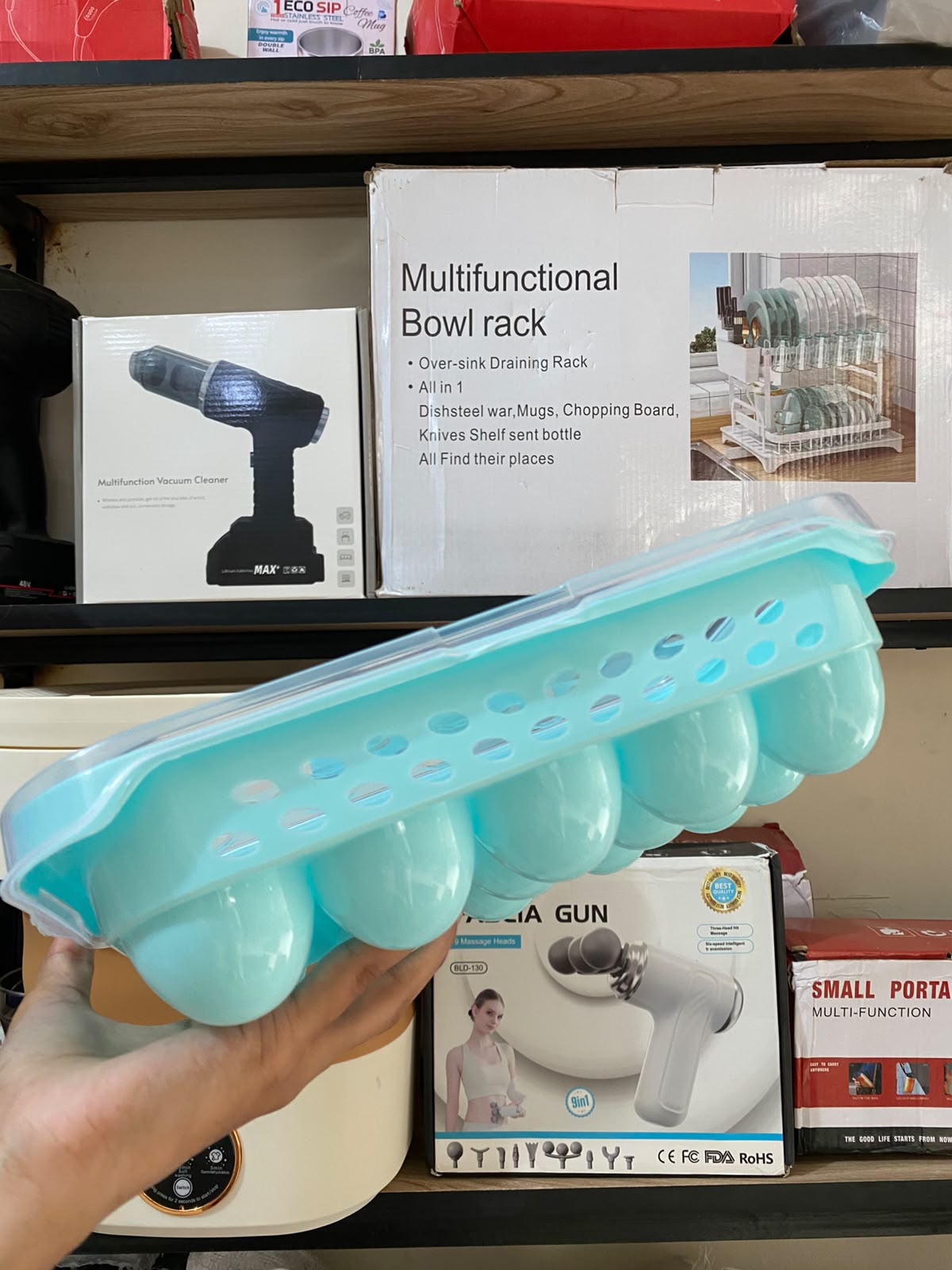 Egg storage organizer