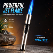 Premium Windproof Jet Flame Kitchen Lighter